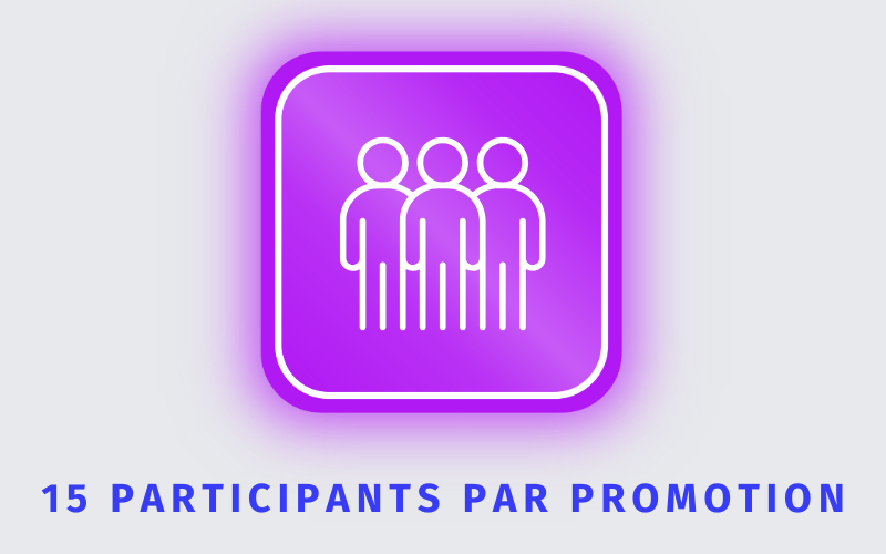 15 participants par promotion