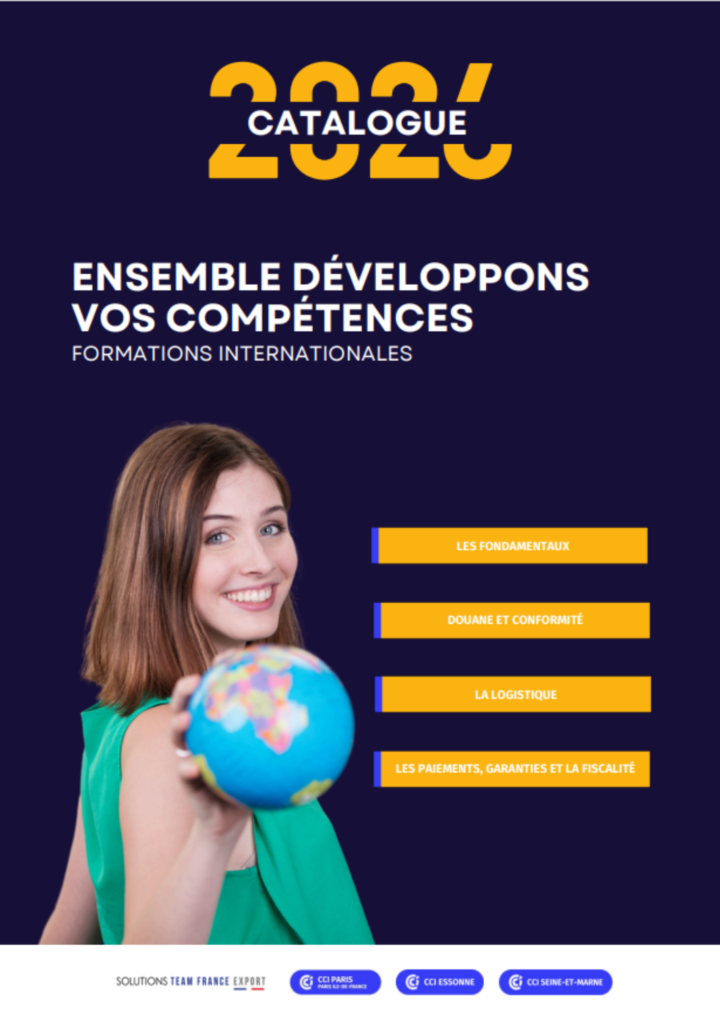 Téléchargez le catalogue des formations internationales 2026 Téléchargez le catalogue des formations internationales 2026