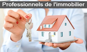 Agent immobilier tenant d'une main un bien d'habitation privée et un trousseau de clefs pour le client