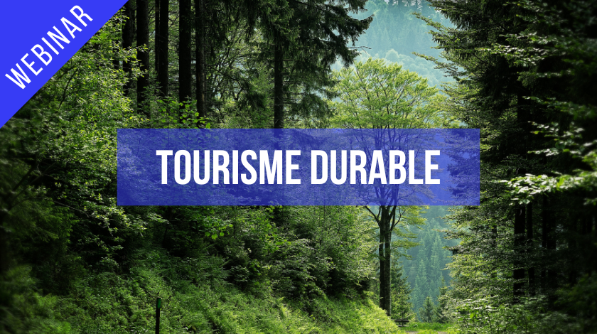 Webinar tourisme durable