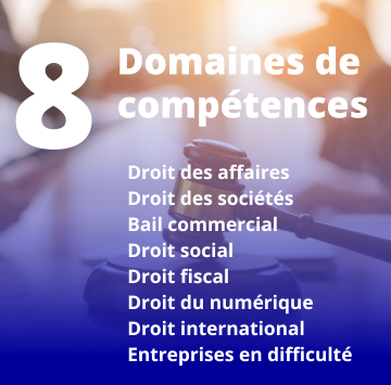 Domaines de compétence juridique